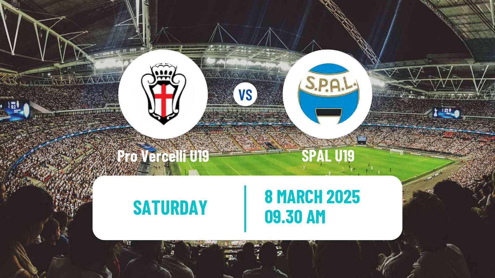 Soccer Italian Primavera 2 Pro Vercelli U19 - SPAL U19