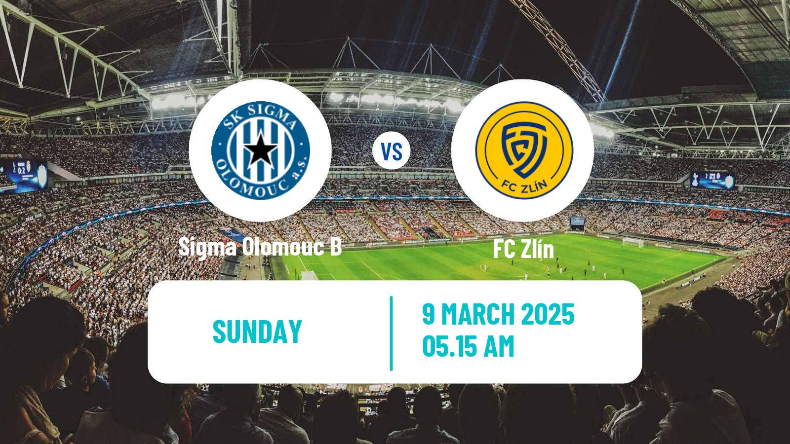Soccer Czech Division 2 Sigma Olomouc B - Zlín