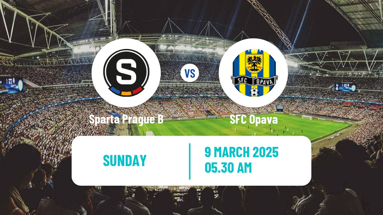 Soccer Czech Division 2 Sparta Prague B - Opava