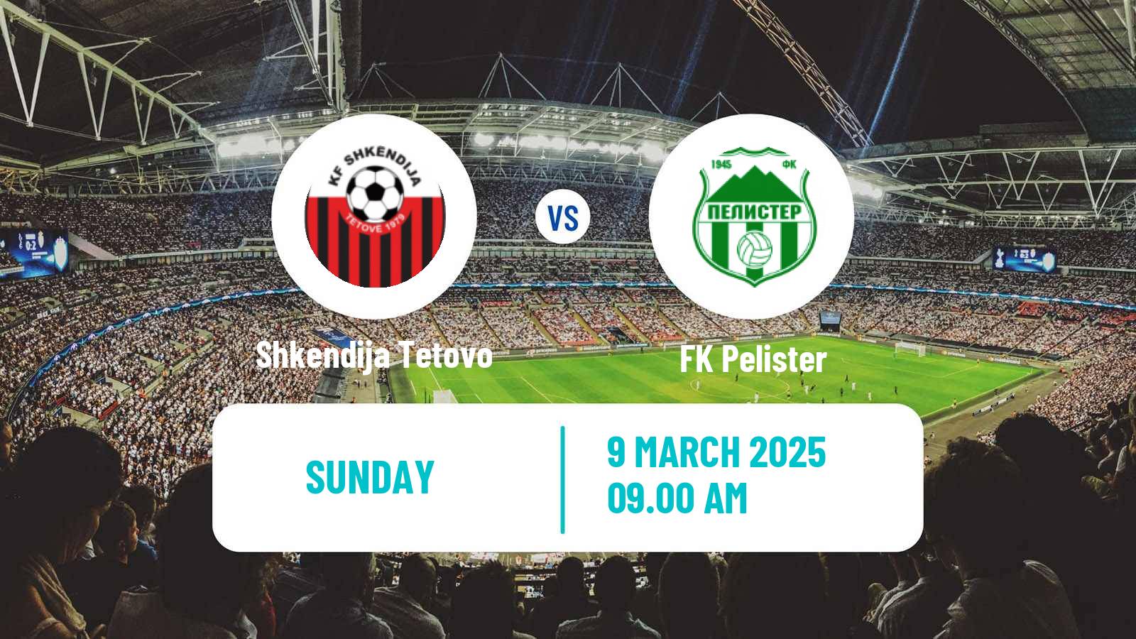 Soccer North Macedonian 1 MFL Shkendija Tetovo - Pelister