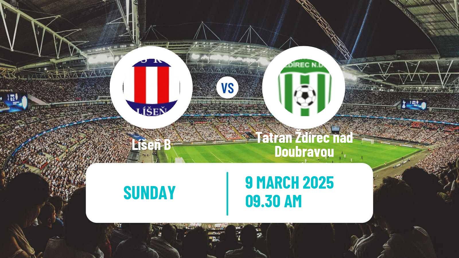 Soccer Czech Division D Artis Brno B - Tatran Ždírec nad Doubravou