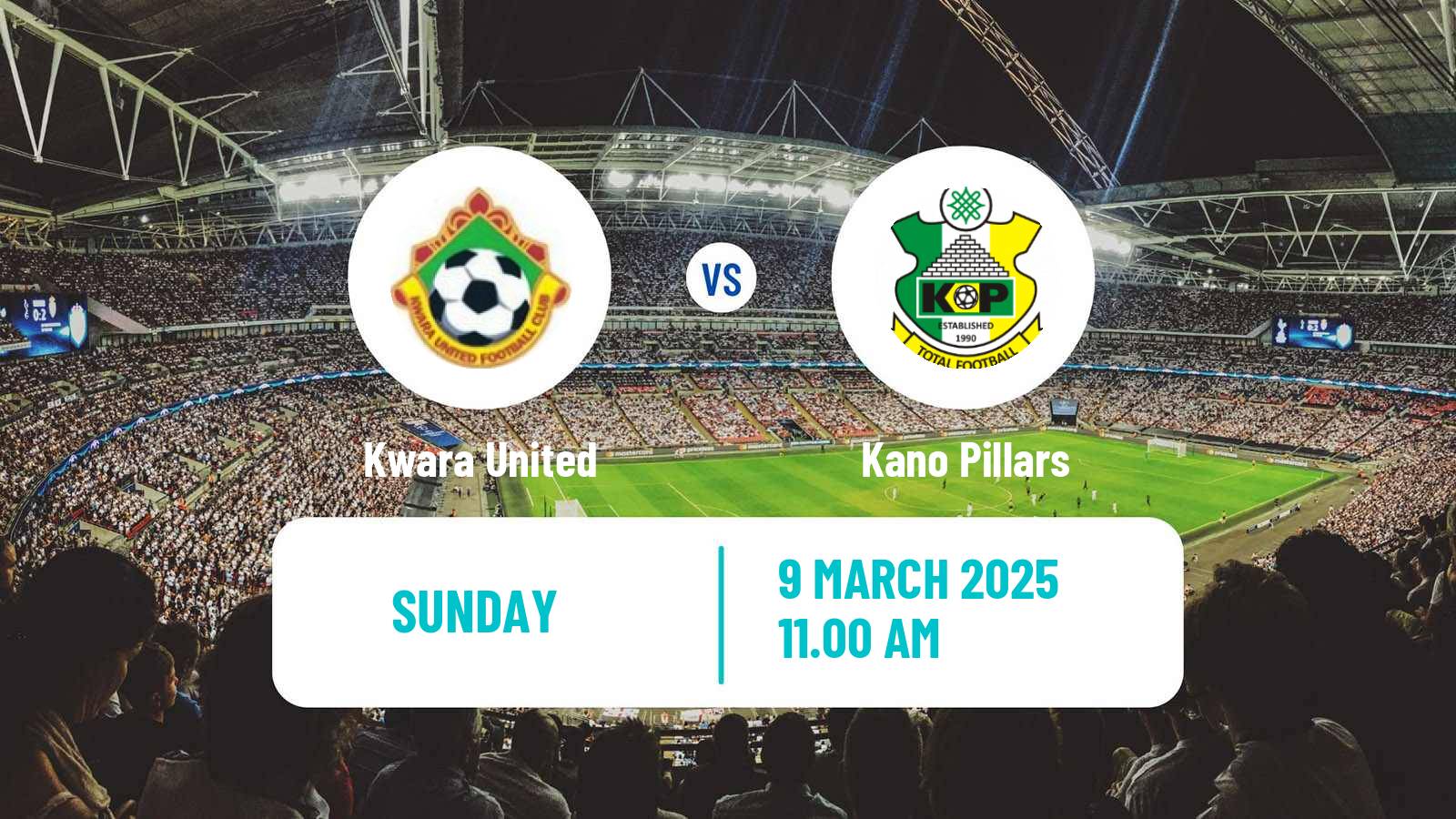 Soccer Nigerian Premier League Kwara United - Kano Pillars
