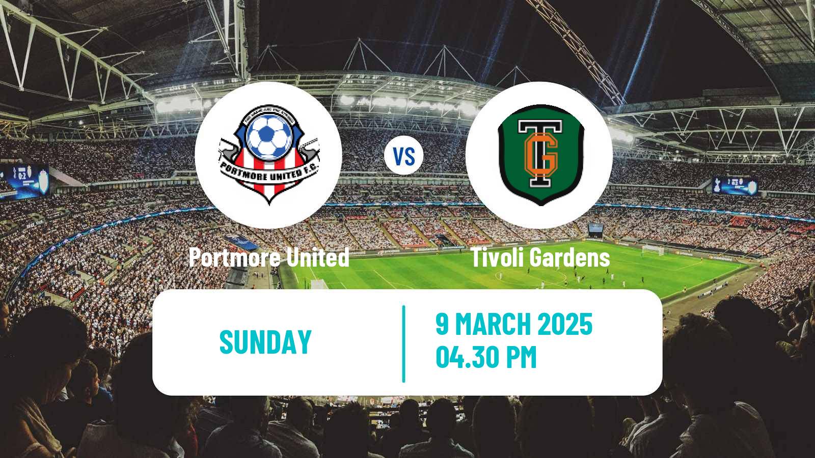 Soccer Jamaica National Premier League Portmore United - Tivoli Gardens
