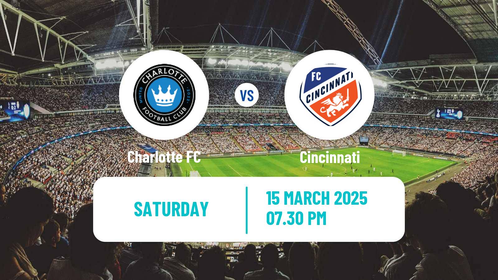 Soccer MLS Charlotte - Cincinnati