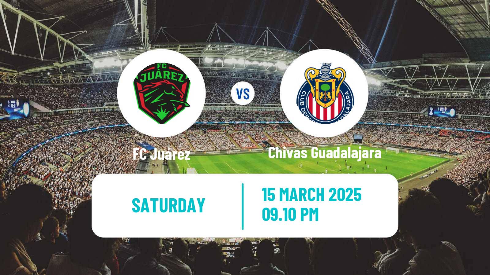 Soccer Mexican Liga MX Juárez - Chivas Guadalajara