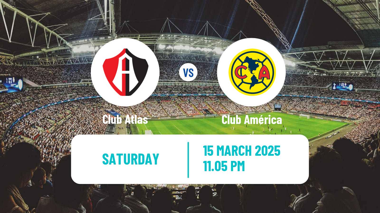 Soccer Mexican Liga MX Atlas - Club América