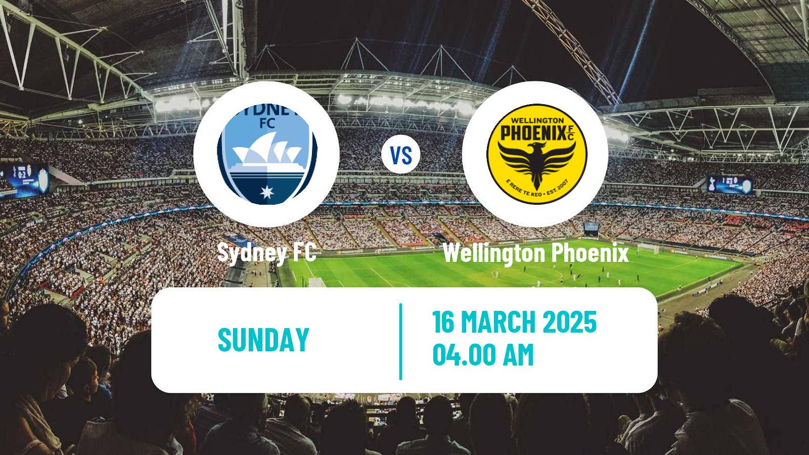 Soccer Australian A-League Sydney - Wellington Phoenix