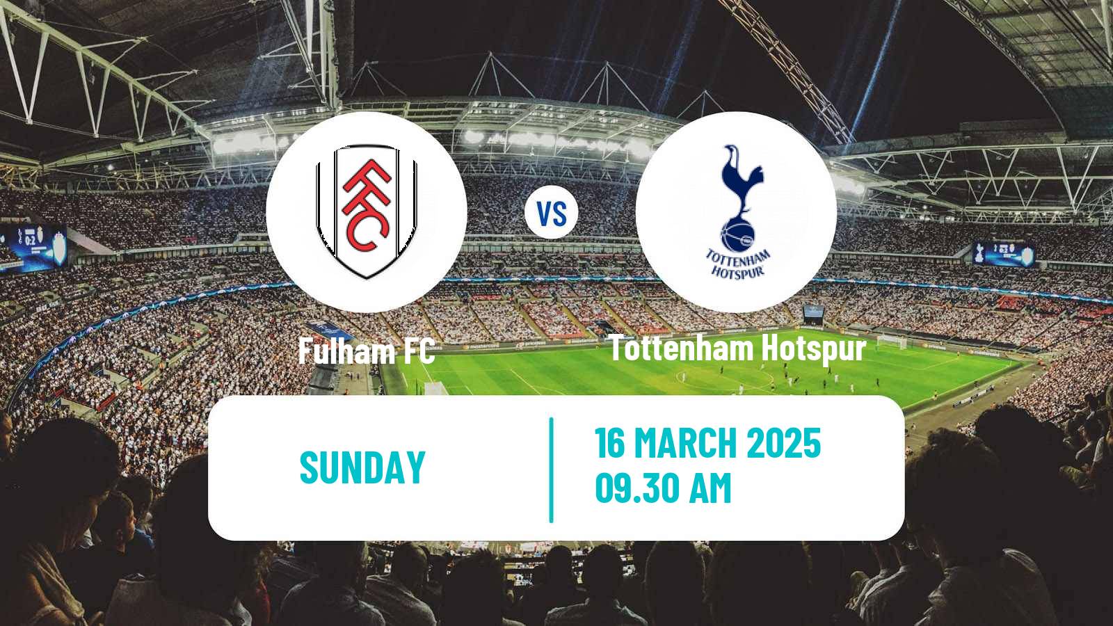 Soccer English Premier League Fulham - Tottenham Hotspur
