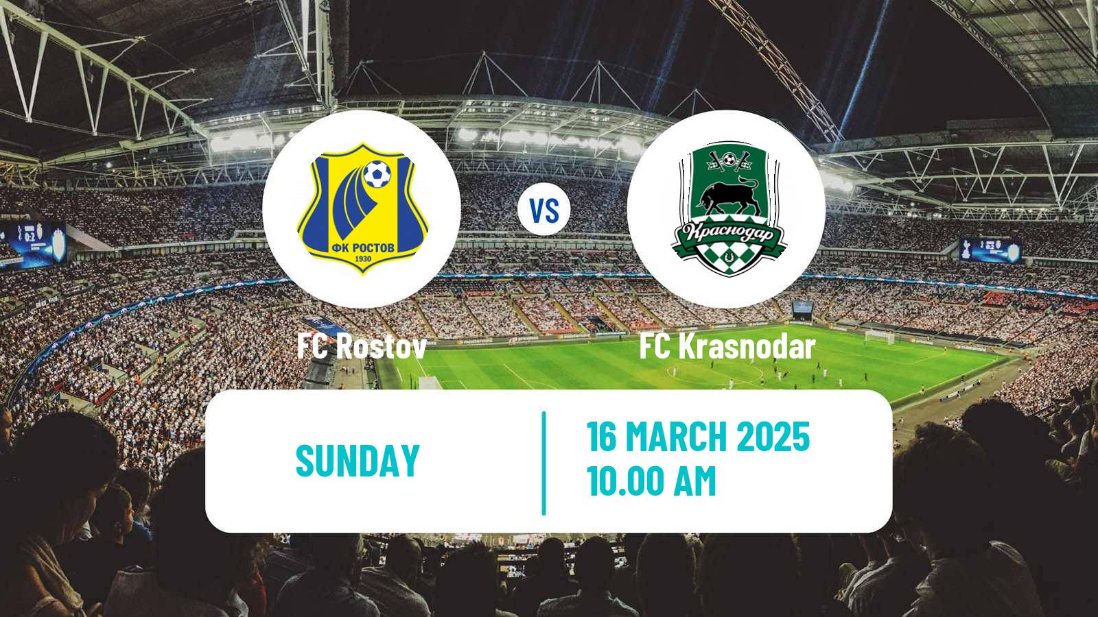Soccer Russian Premier League Rostov - Krasnodar