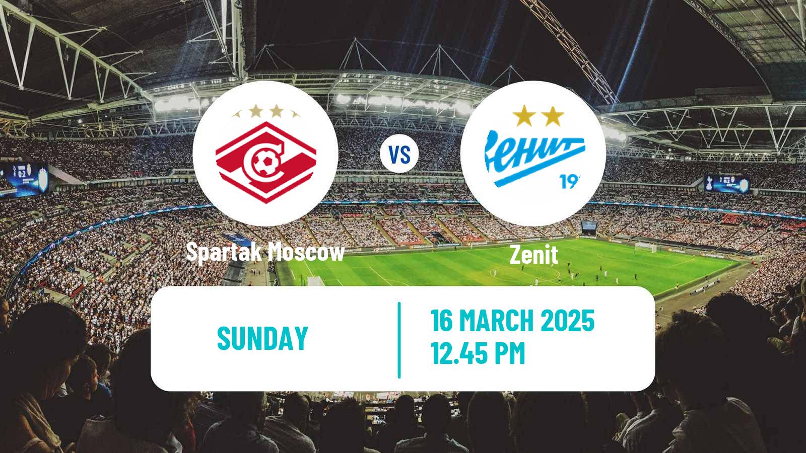 Soccer Russian Premier League Spartak Moscow - Zenit