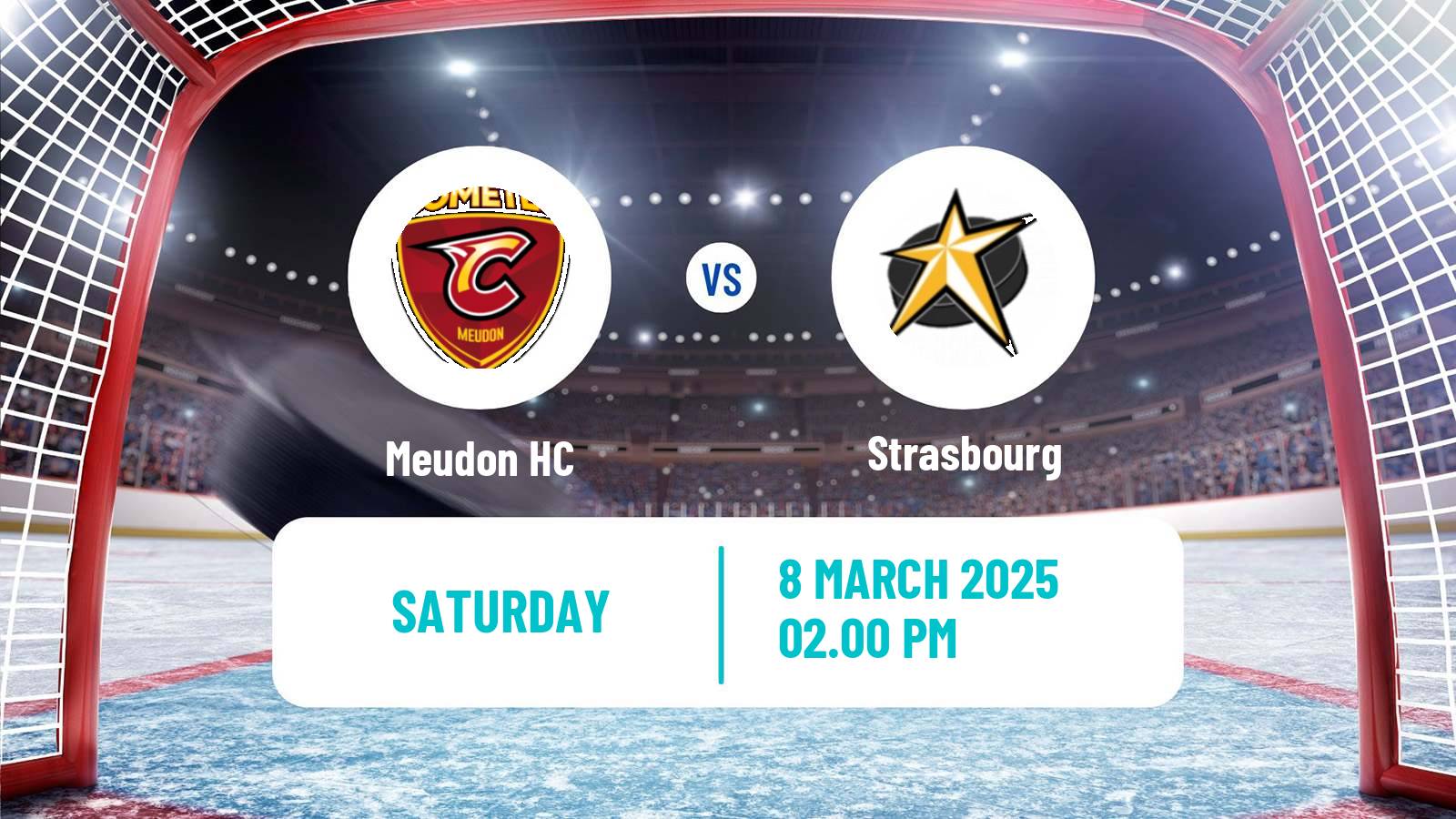 Hockey French D1 Ice Hockey Meudon - Strasbourg