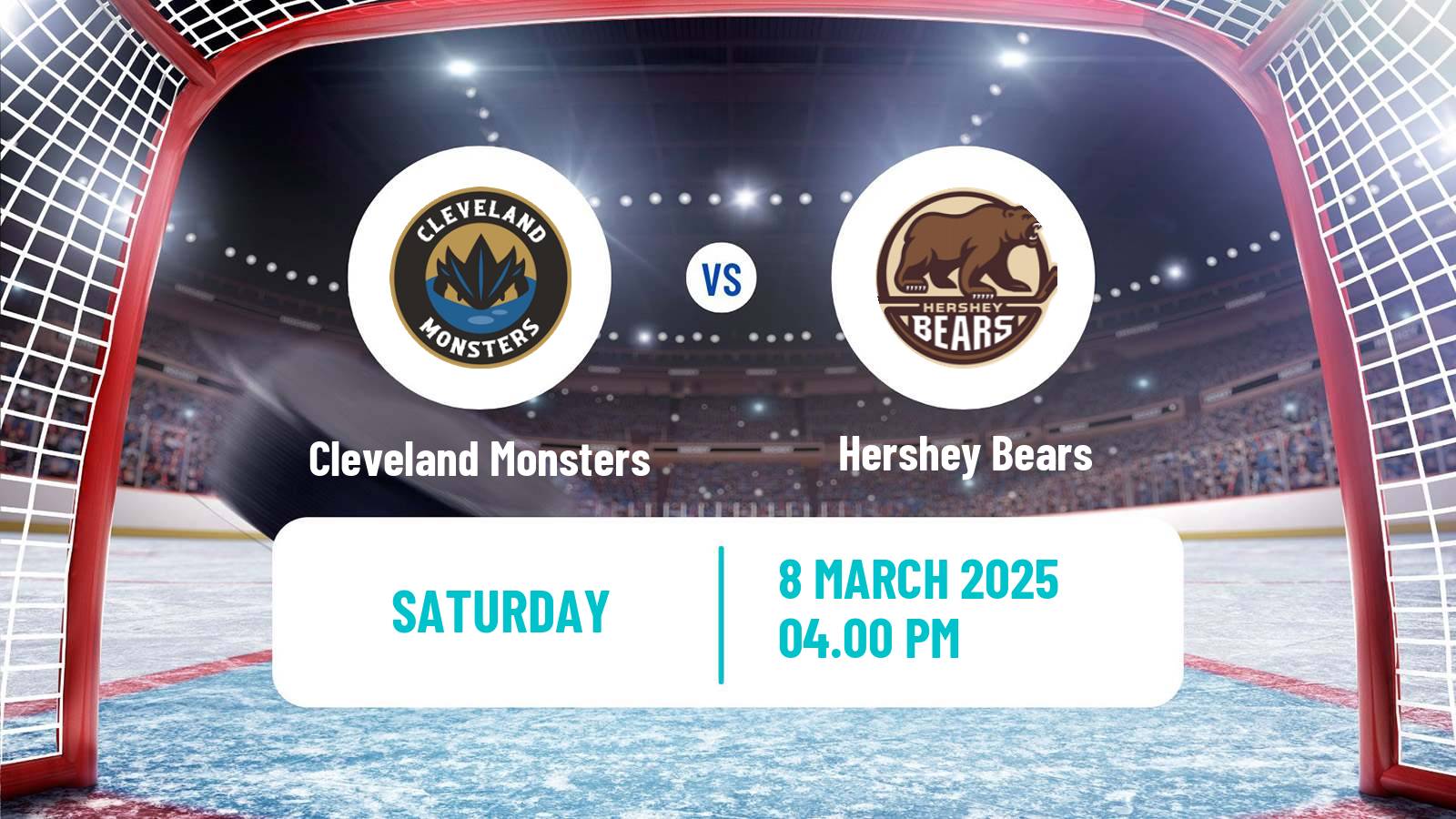 Hockey AHL Cleveland Monsters - Hershey Bears