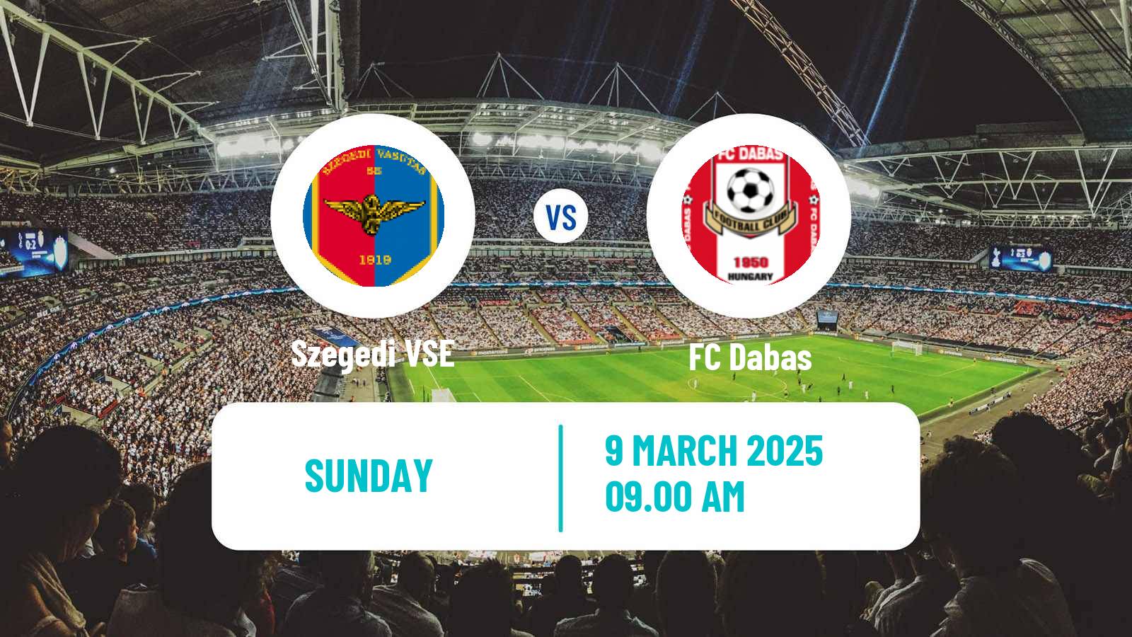 Soccer Hungarian NB III Southeast Szegedi VSE - Dabas