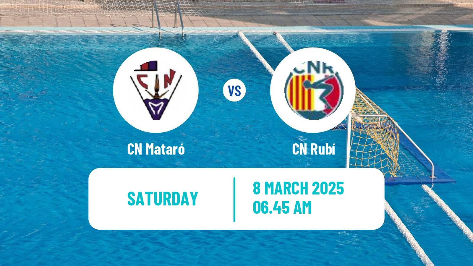 Water polo Spanish Liga Premaat Mataró - Rubí