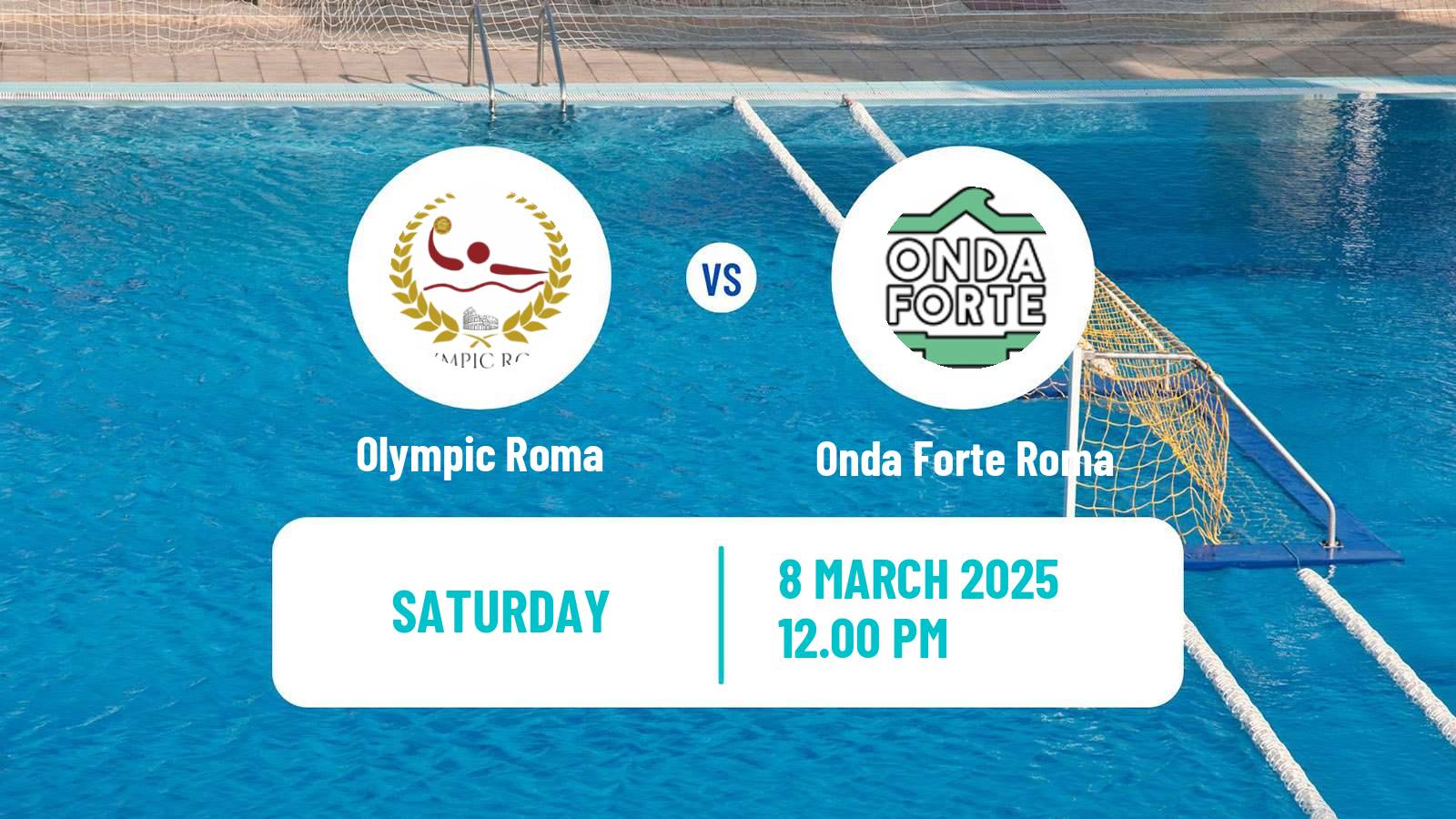 Water polo Italian A1 Water Polo Olympic Roma - Onda Forte Roma