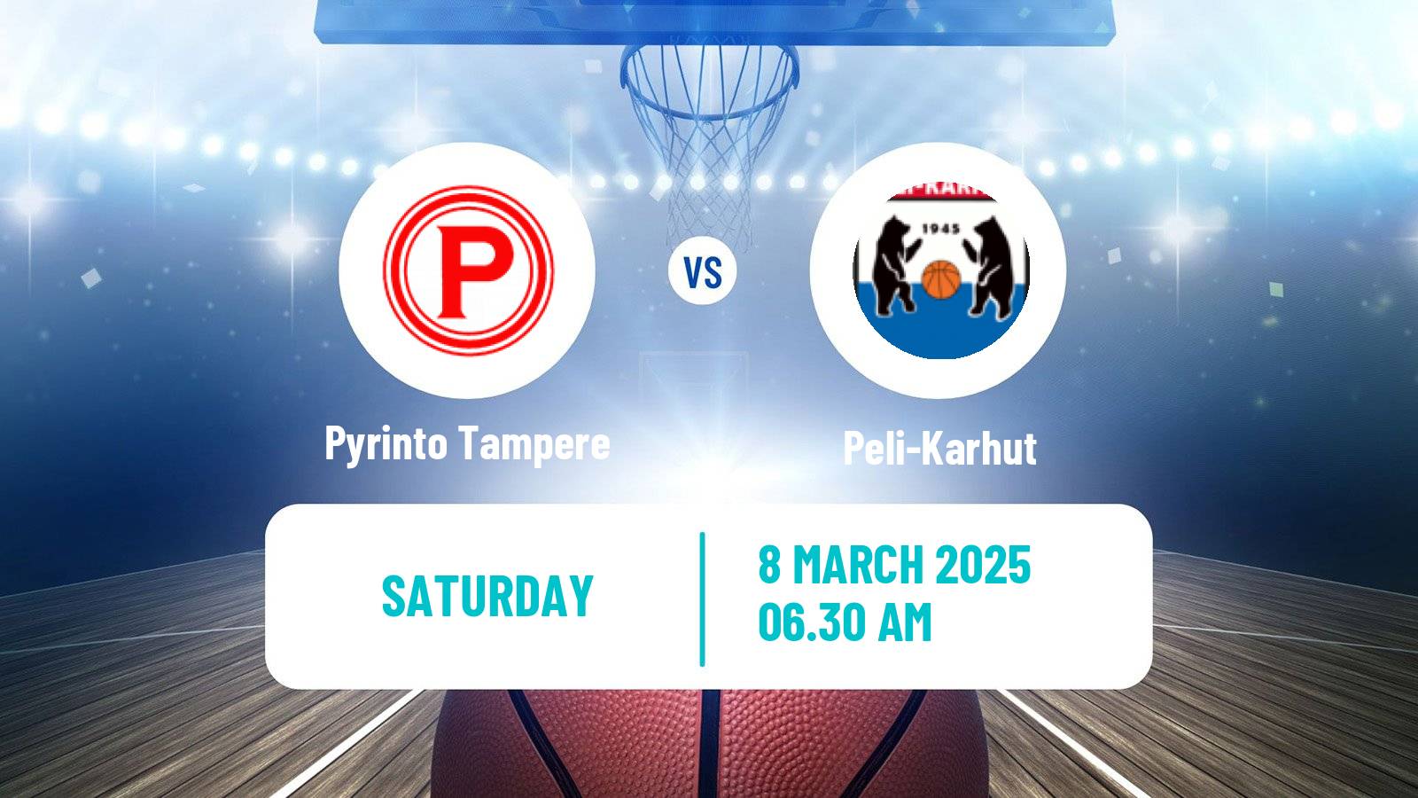 Basketball Finnish Korisliiga Women Pyrinto Tampere - Peli-Karhut