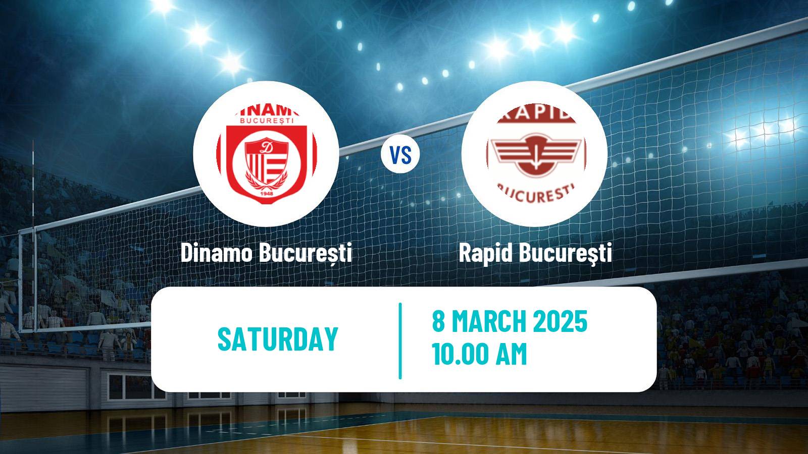 Volleyball Romanian Divizia A1 Volleyball Women Dinamo București - Rapid Bucureşti