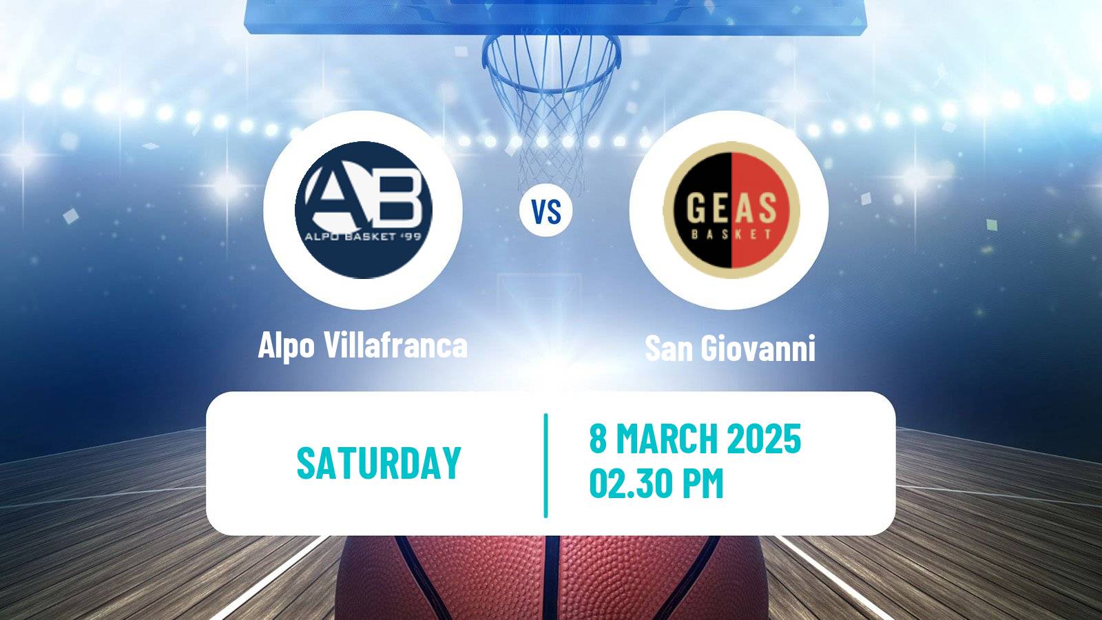 Basketball Italian Serie A1 Basketball Women Alpo Villafranca - San Giovanni