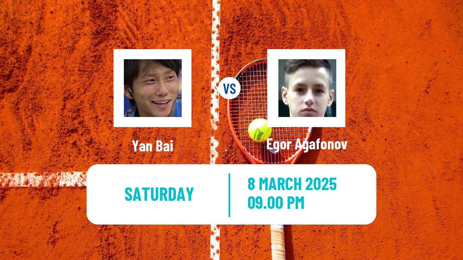 Tennis ITF M15 Maanshan 2 Men Yan Bai - Egor Agafonov