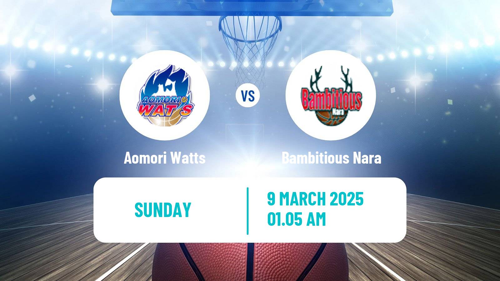 Basketball Japan B2 League Basketball Aomori Watts - Bambitious Nara