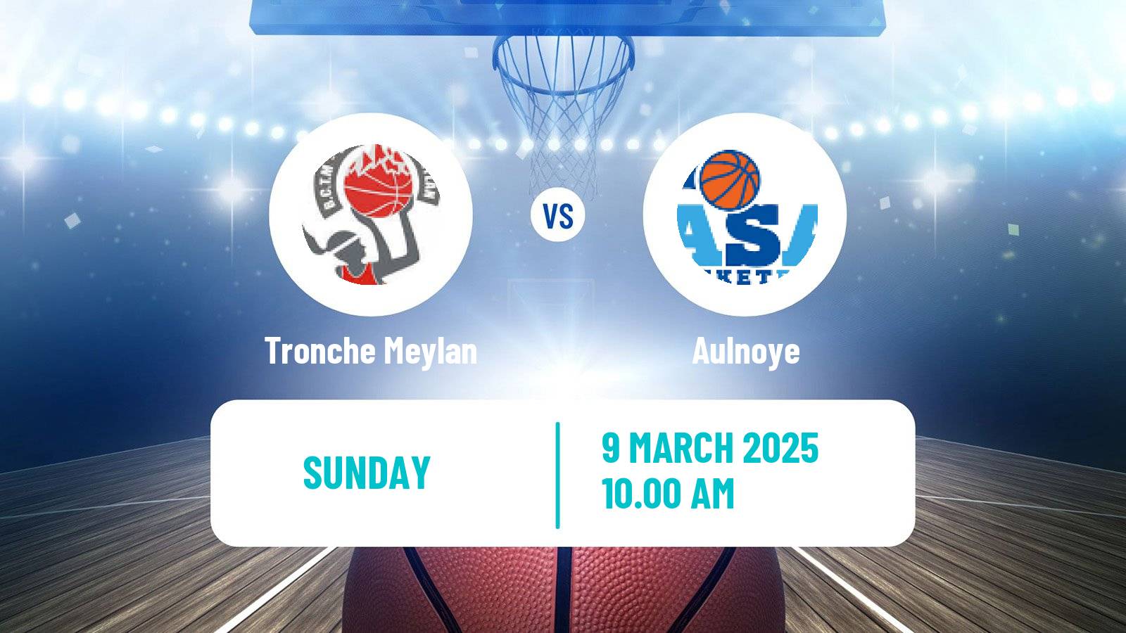 Basketball French Ligue 2 Basketball Women Tronche Meylan - Aulnoye