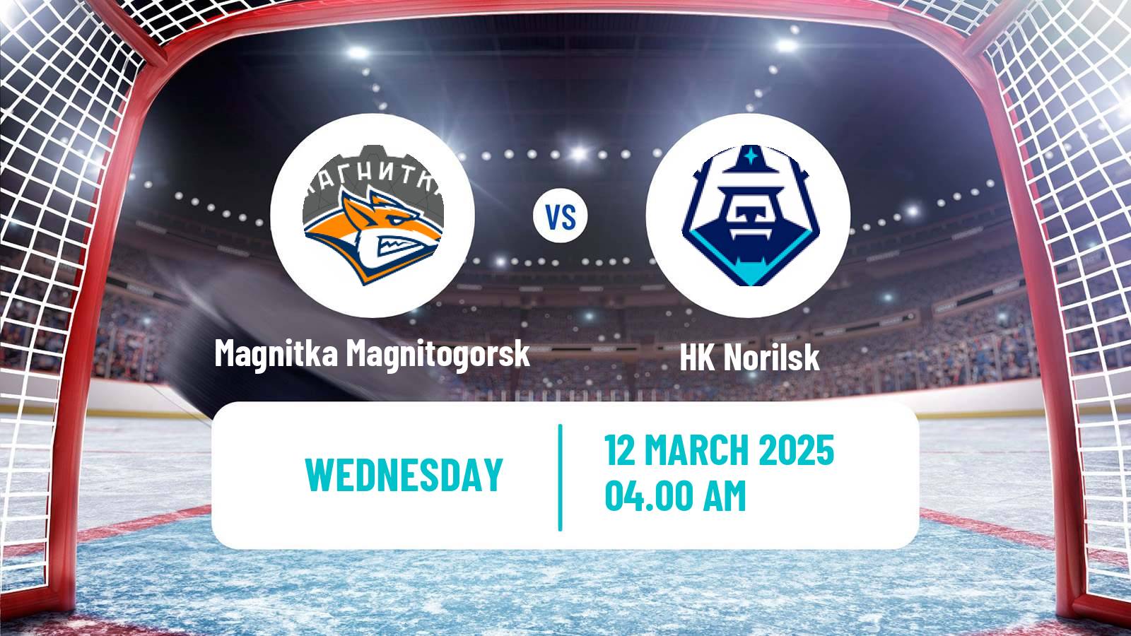 Hockey VHL Magnitka Magnitogorsk - Norilsk