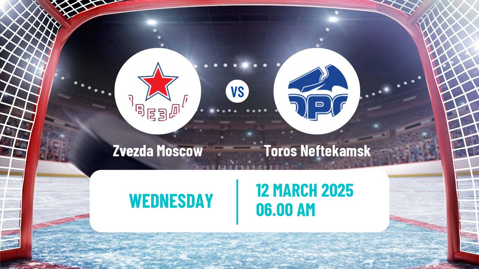 Hockey VHL Zvezda Moscow - Toros Neftekamsk