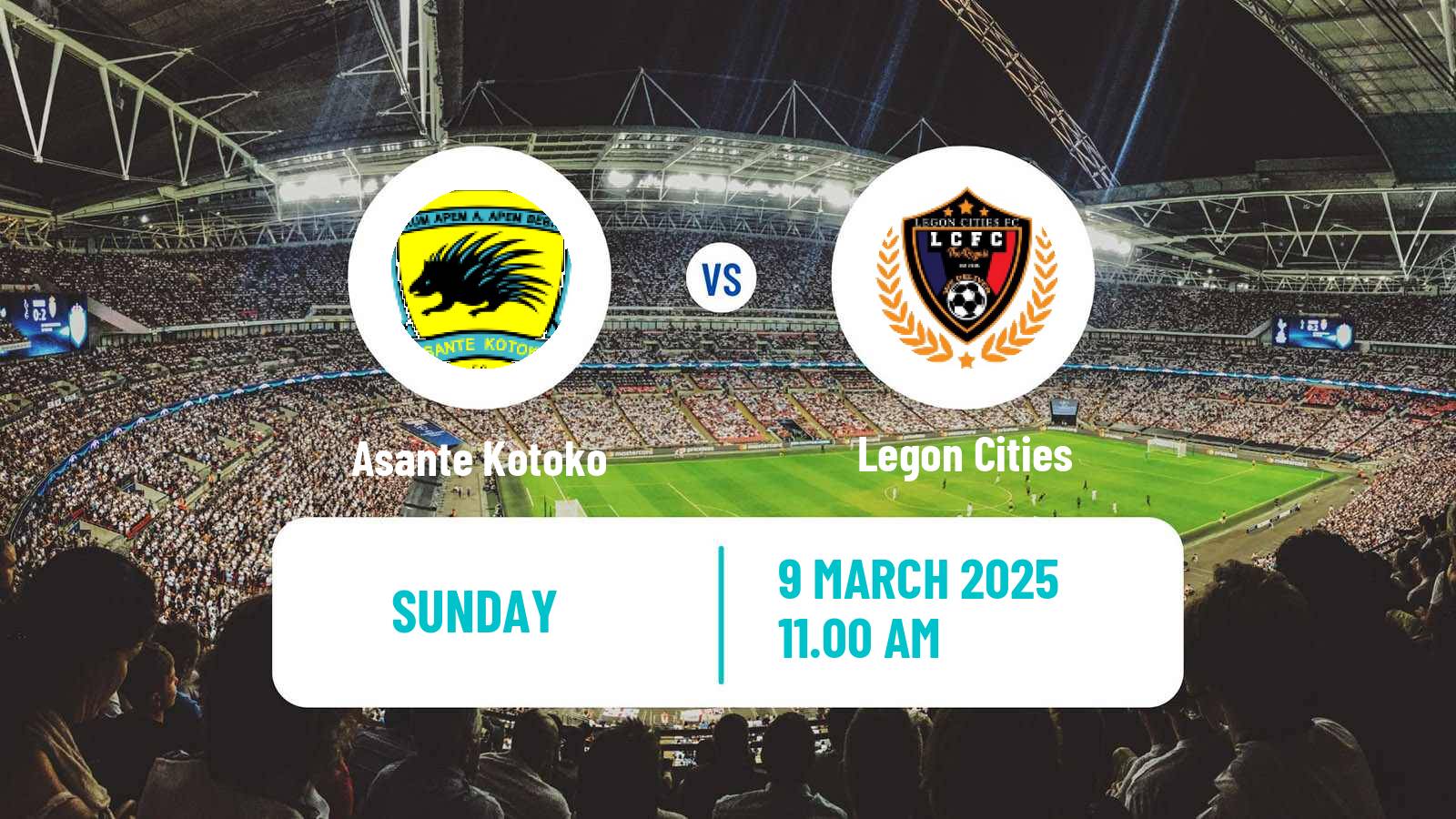 Soccer Ghanaian Premier League Asante Kotoko - Legon Cities