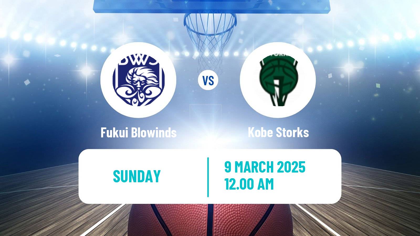 Basketball Japan B2 League Basketball Fukui Blowinds - Kobe Storks