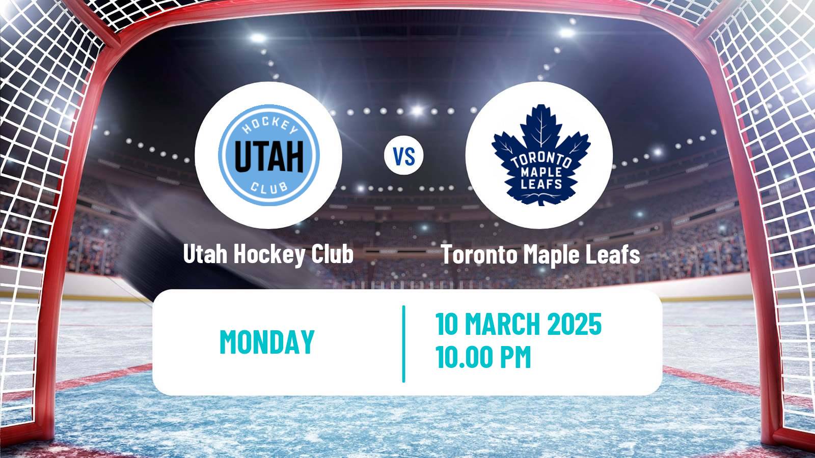 Hockey NHL Utah Hockey Club - Toronto Maple Leafs