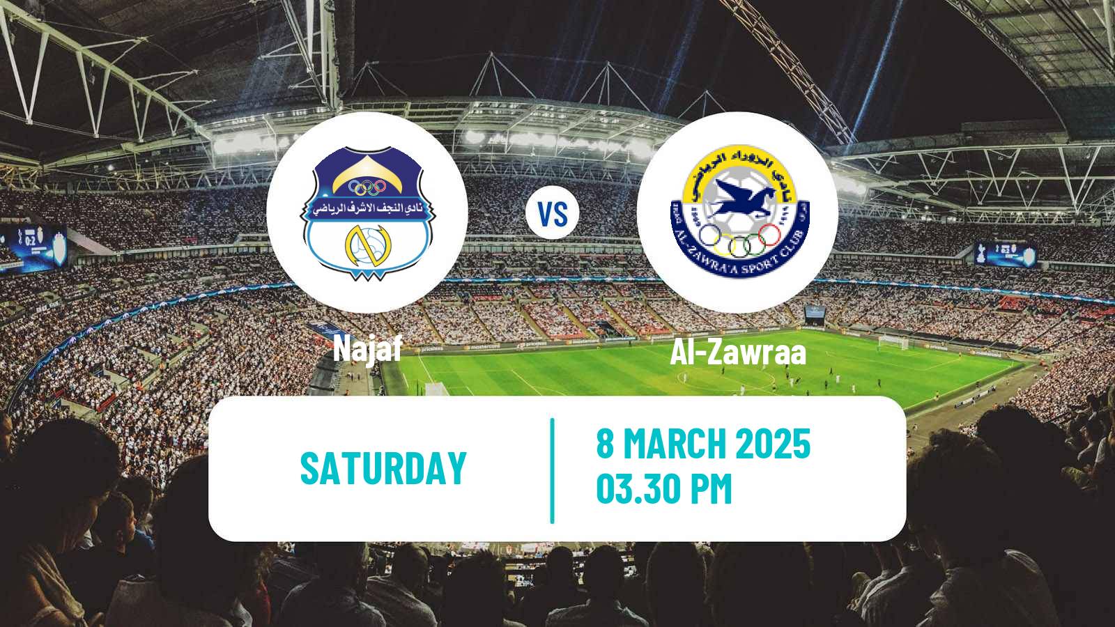 Soccer Iraqi Premier League Najaf - Al-Zawraa