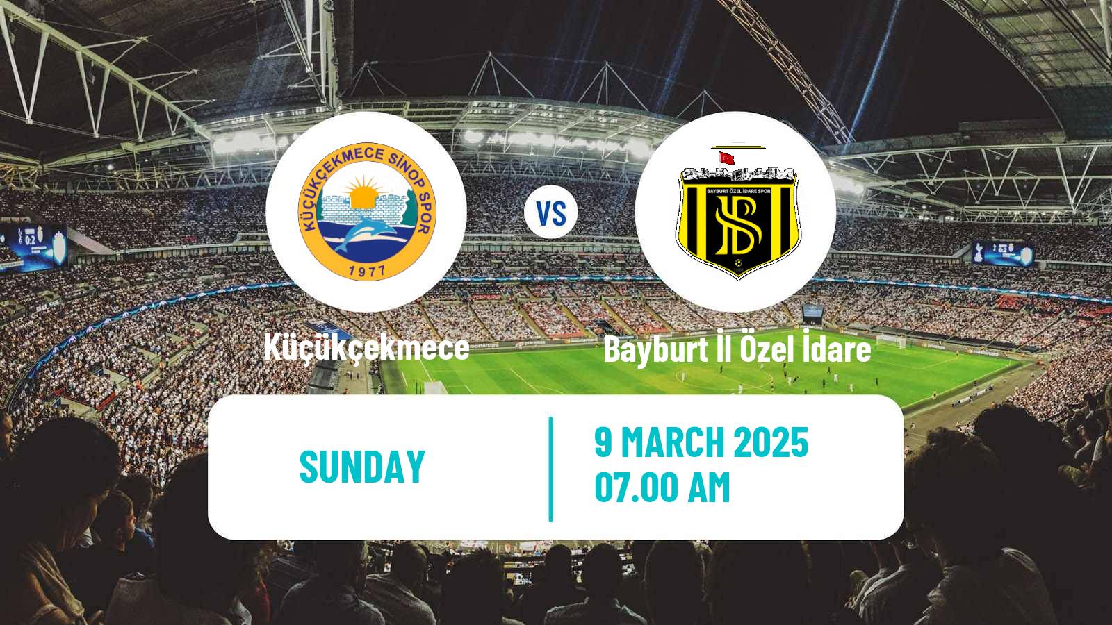 Soccer Turkish 3 Lig Group 3 Küçükçekmece - Bayburt İl Özel İdare