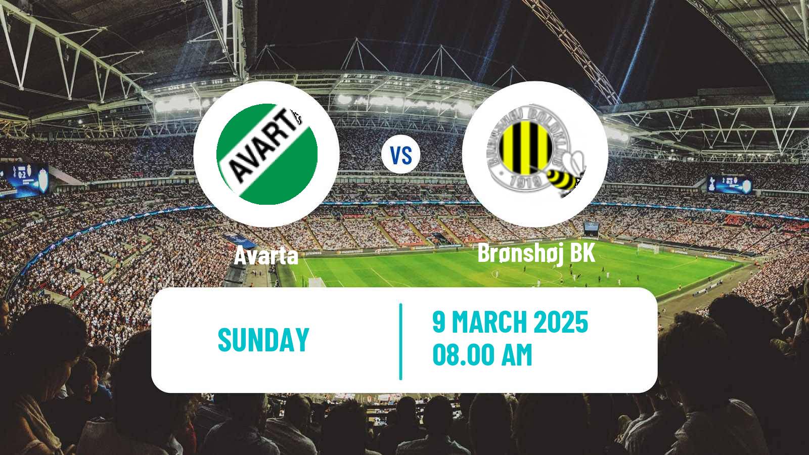 Football Danish 3 Division Avarta - Brønshøj BK