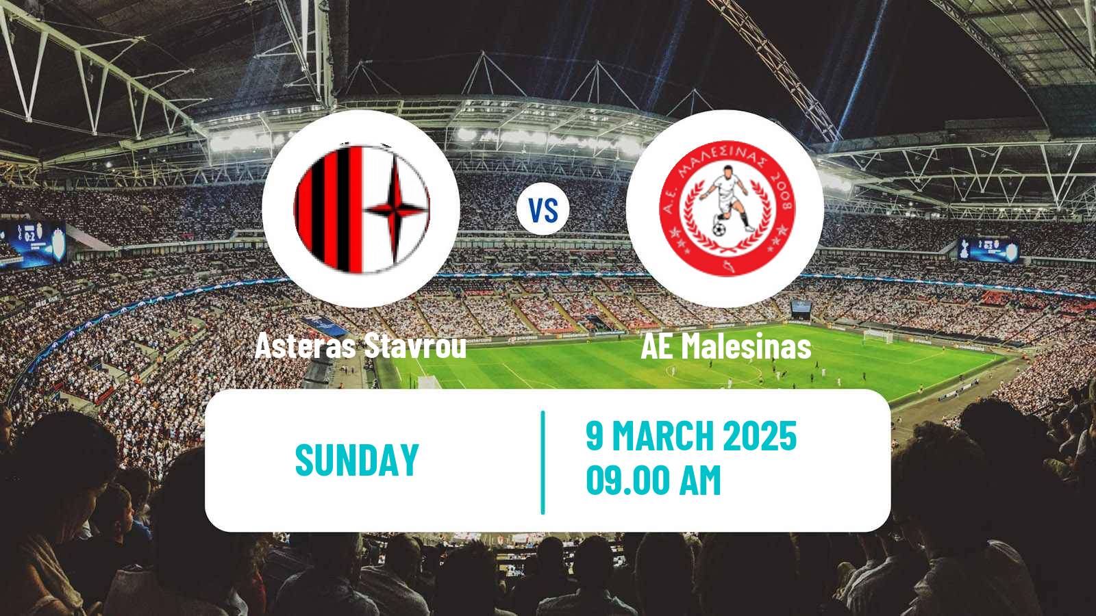 Soccer Greek Gamma Ethniki - Group 3 Asteras Stavrou - Malesinas