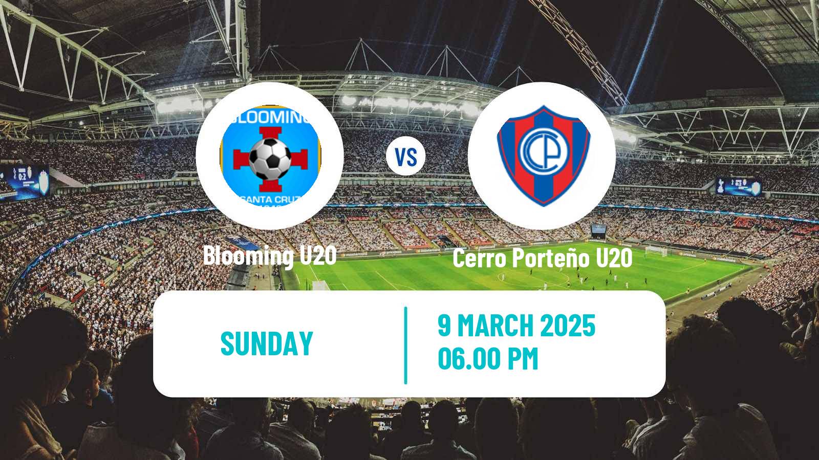 Soccer Copa Libertadores U20 Blooming U20 - Cerro Porteño U20
