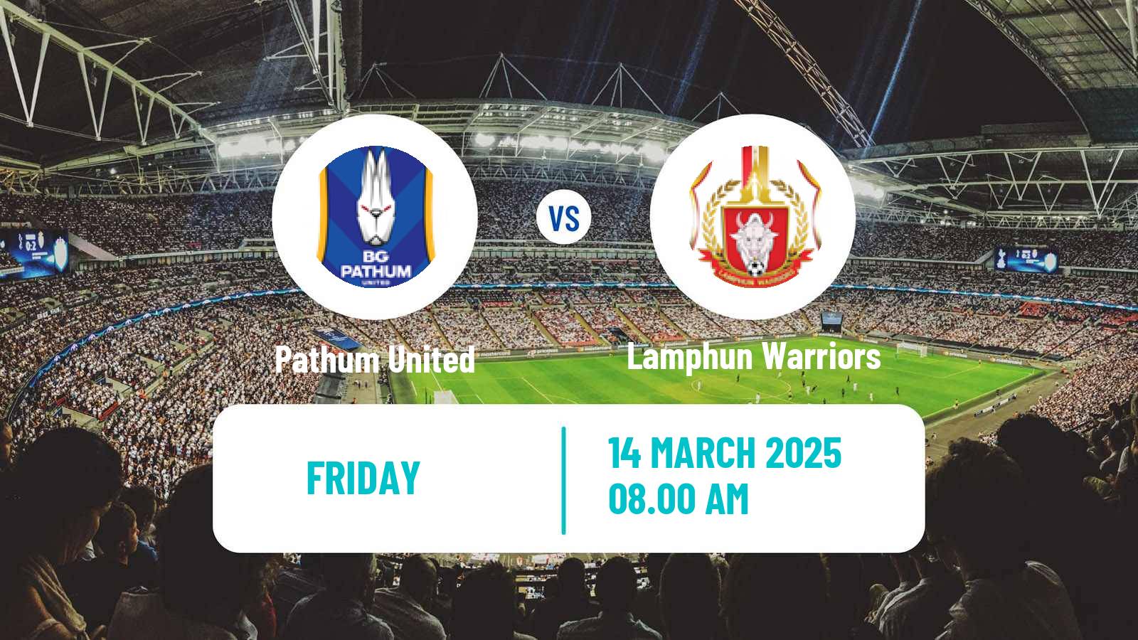 Soccer Thai League 1 Pathum United - Lamphun Warriors