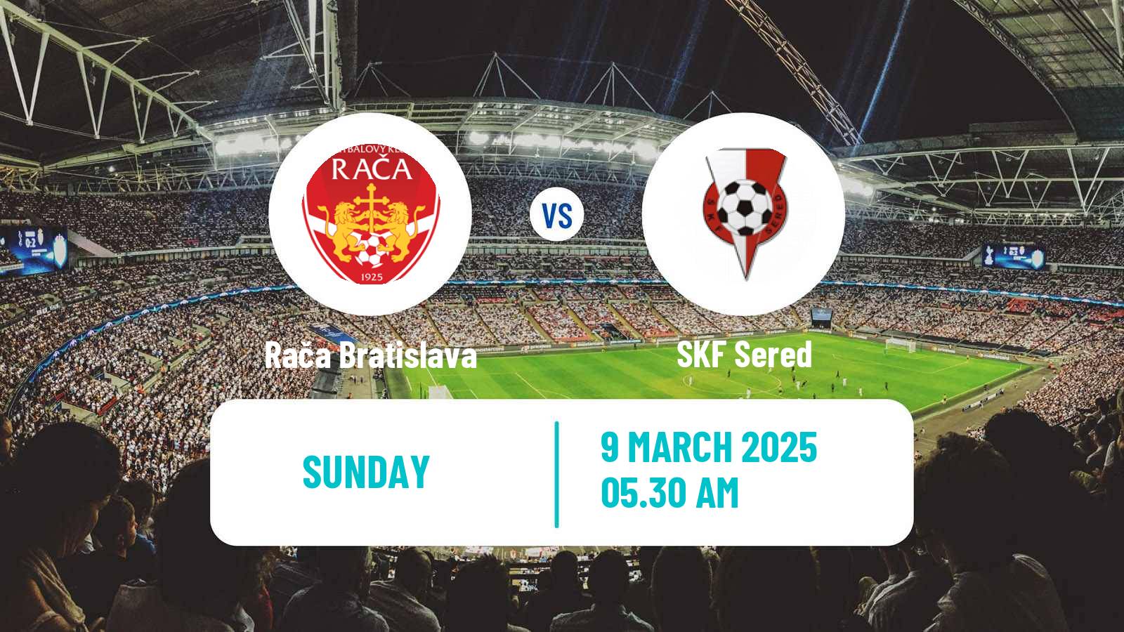 Soccer Slovak 3 Liga West Rača Bratislava - Sered