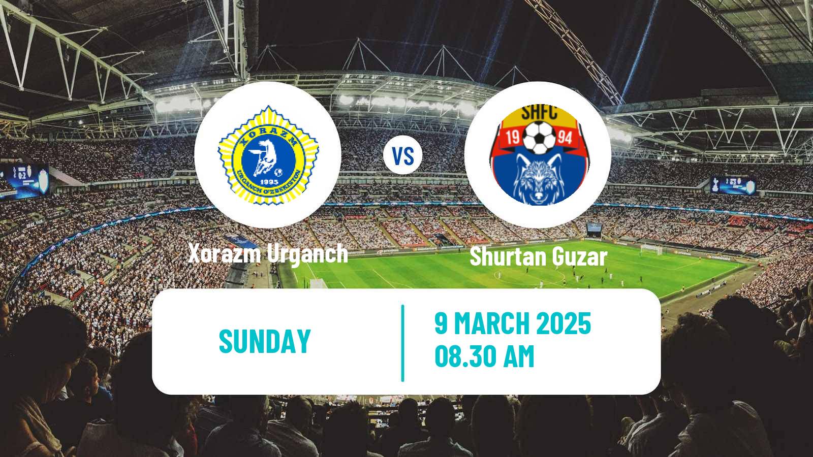 Soccer Uzbek League Xorazm Urganch - Shurtan Guzar