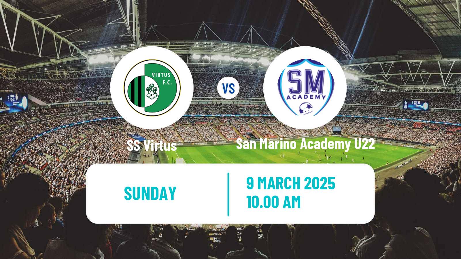 Soccer San Marino Campionato Sammarinese Virtus - San Marino Academy U22