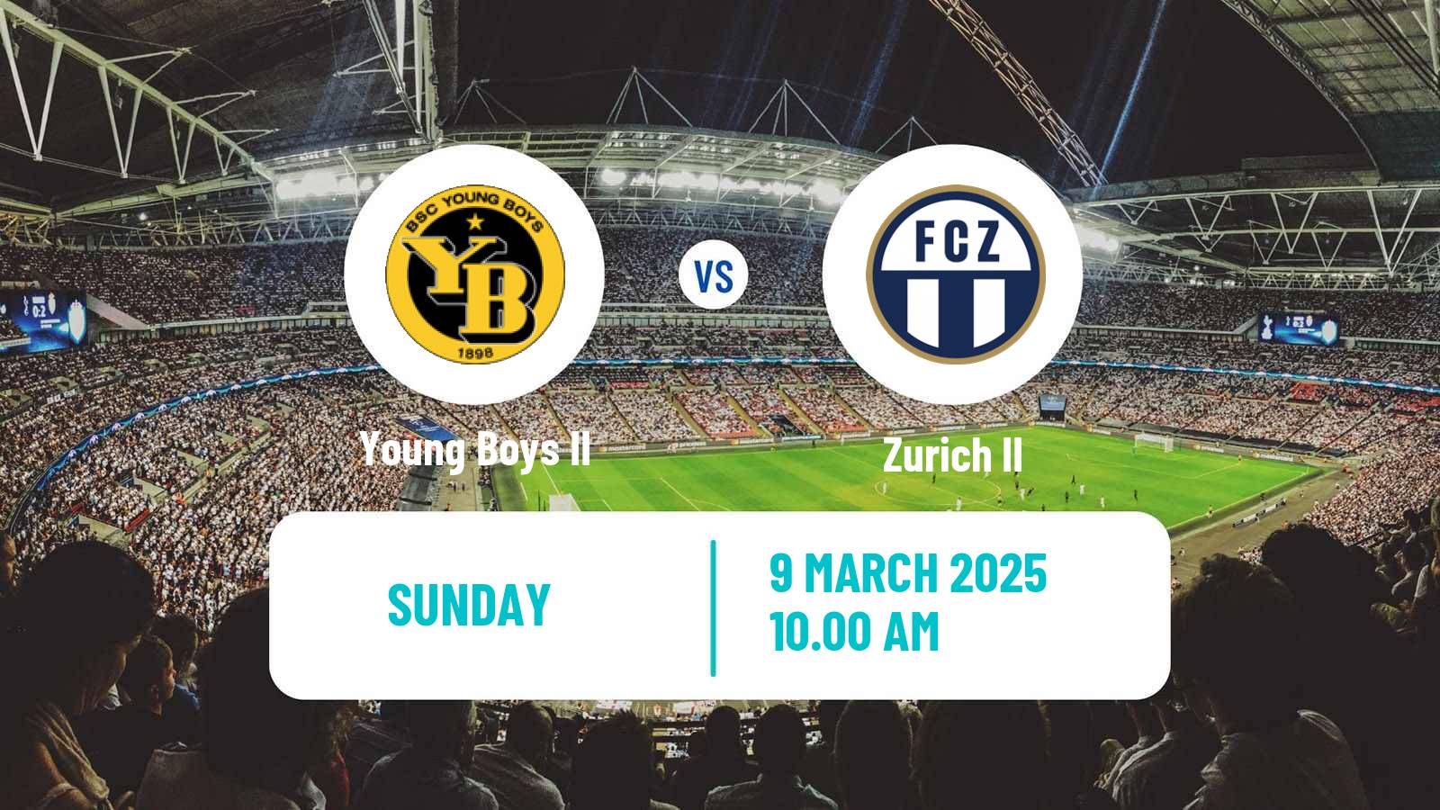 Soccer Swiss Promotion League Young Boys II - Zurich II