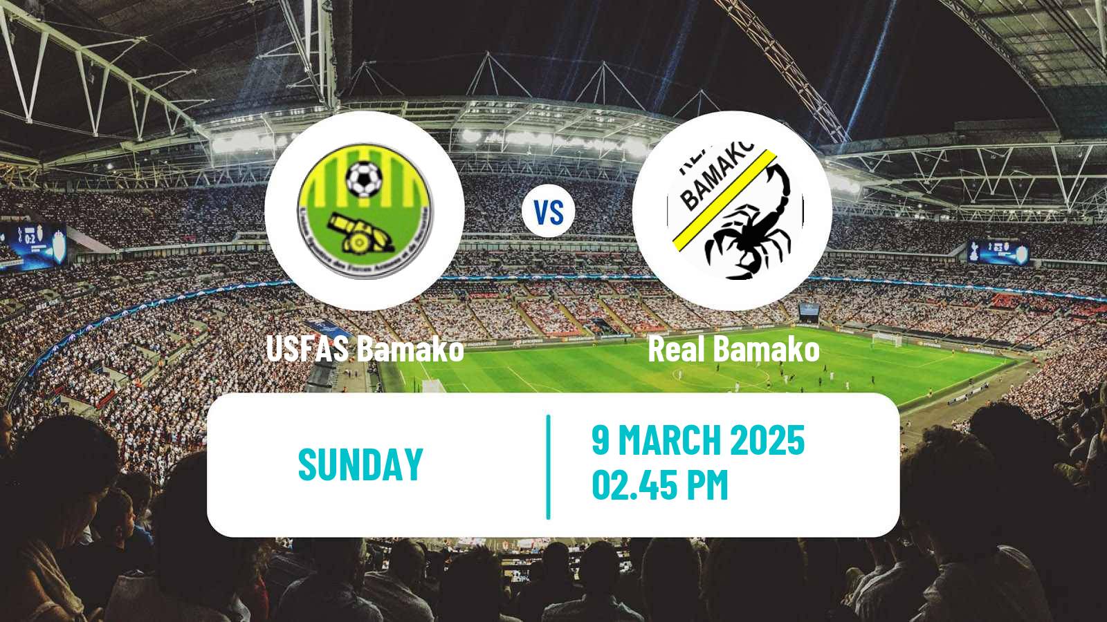 Soccer Malian Première Division USFAS Bamako - Real Bamako