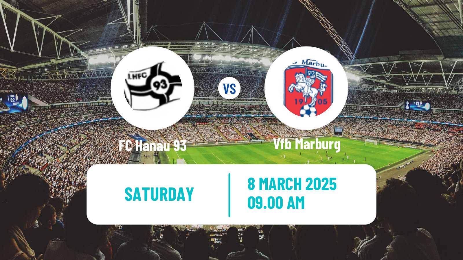 Soccer German Oberliga Hessen Hanau - Marburg