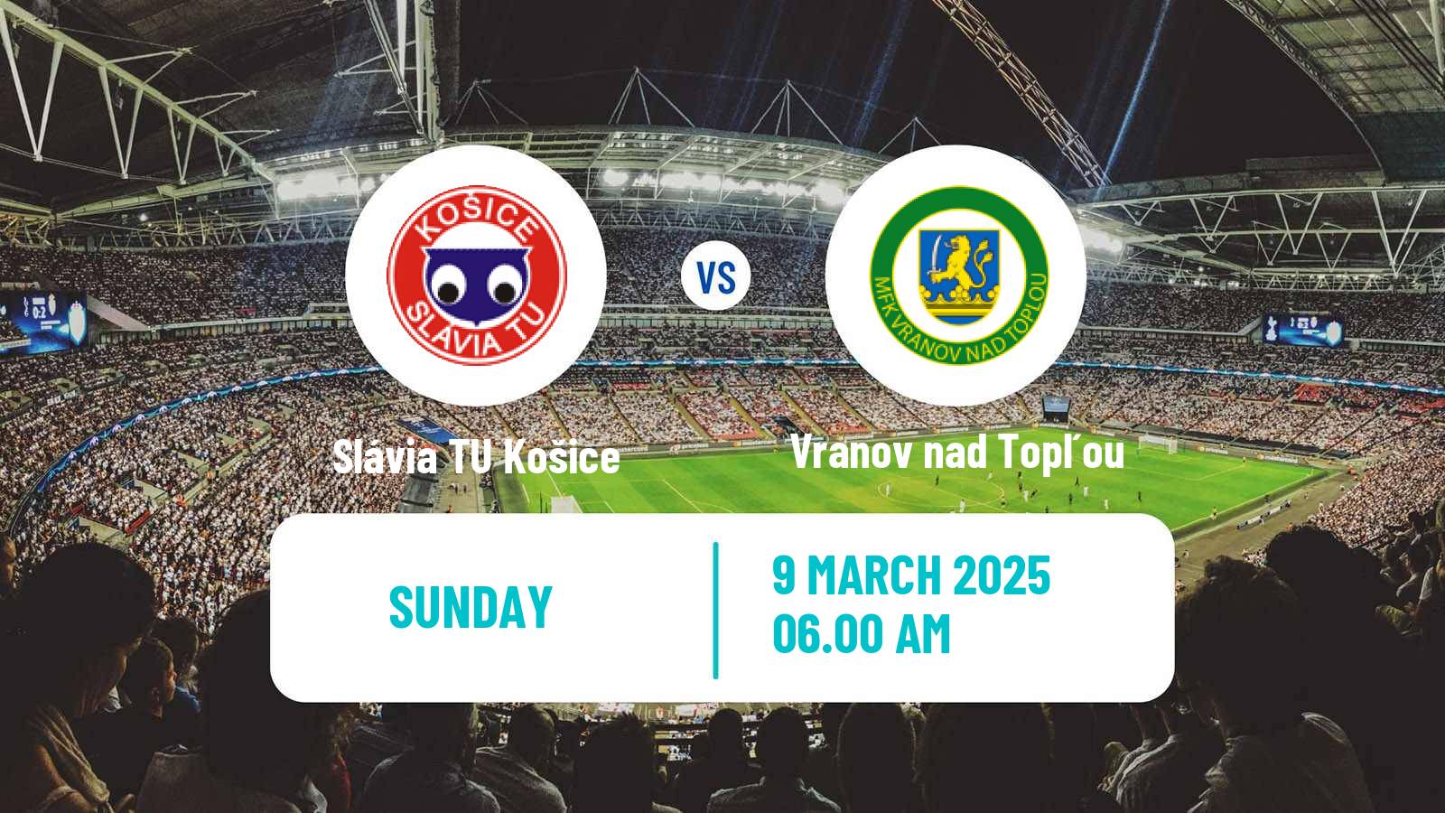 Soccer Slovak 3 Liga East Slávia TU Košice - Vranov nad Topľou