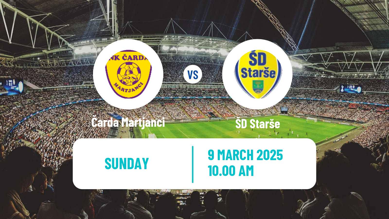 Soccer Slovenian 3 SNL East Čarda Martjanci - Starše