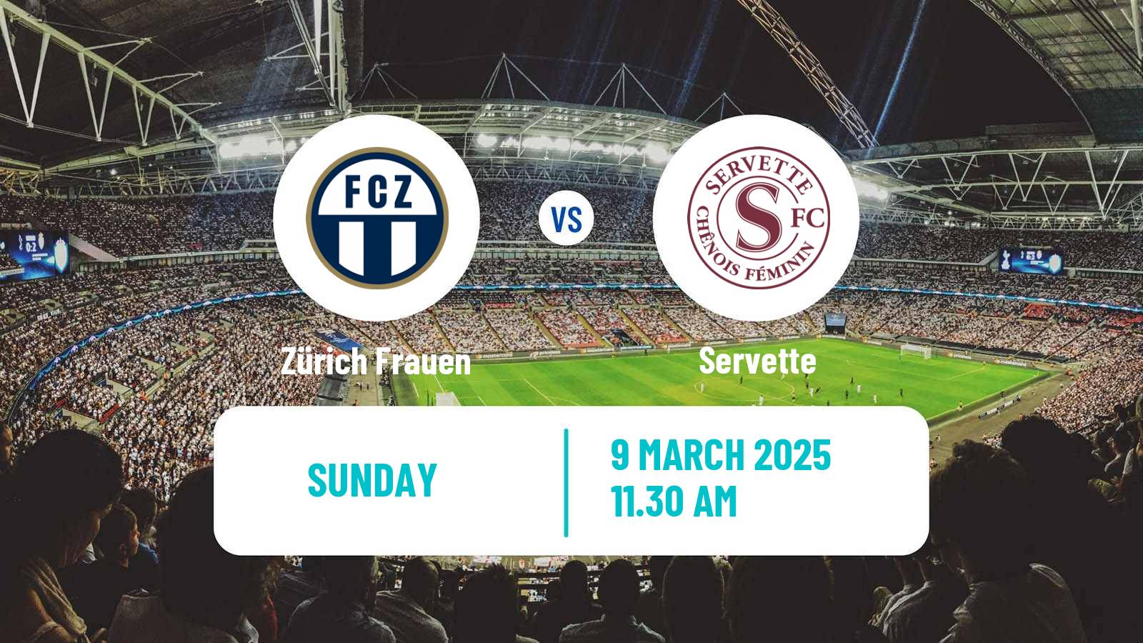 Soccer Swiss Super League Women Zürich Frauen - Servette