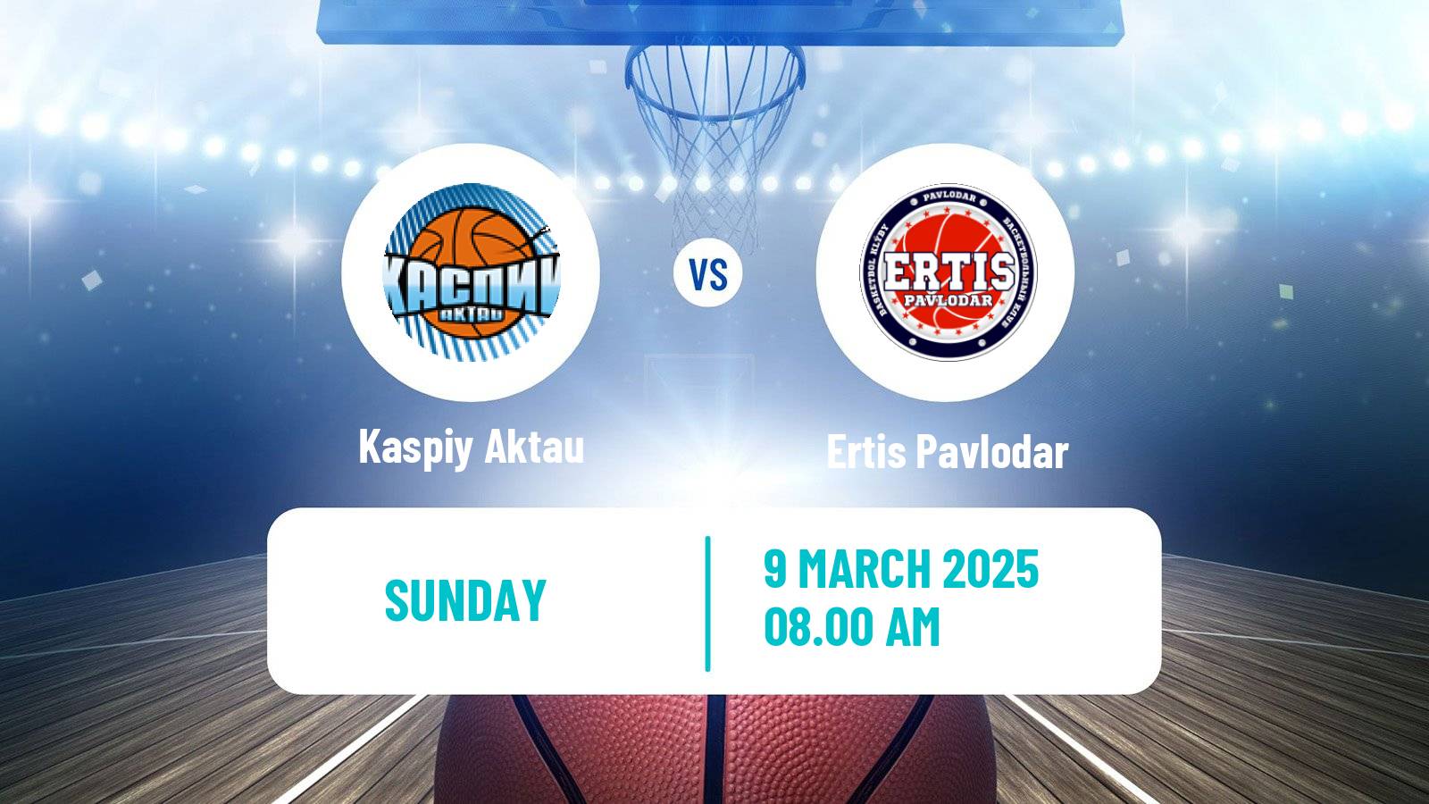 Basketball Kazakh National League Basketball Kaspiy Aktau - Ertis Pavlodar