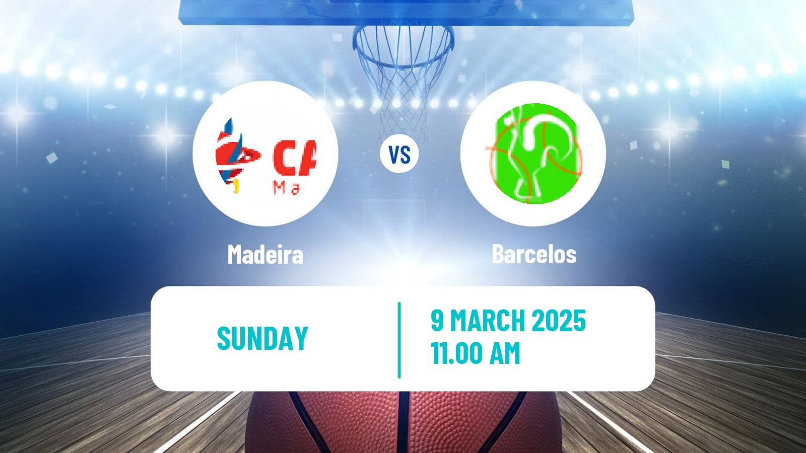 Basketball Portuguese LFB Madeira - Barcelos