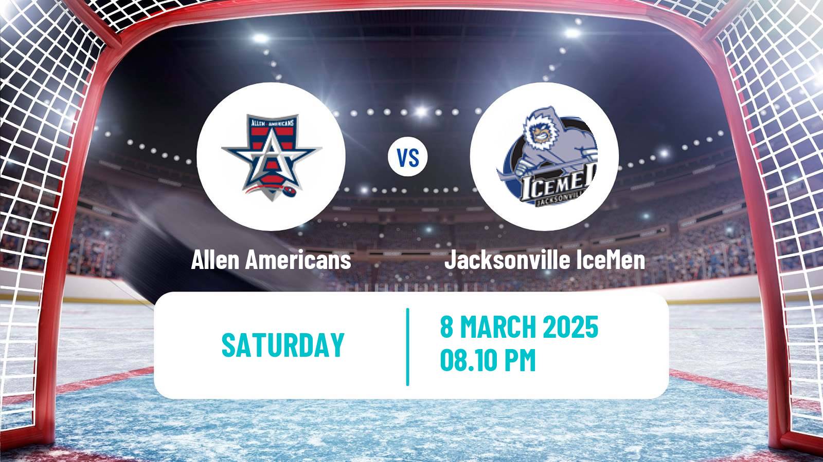 Hockey ECHL Allen Americans - Jacksonville IceMen