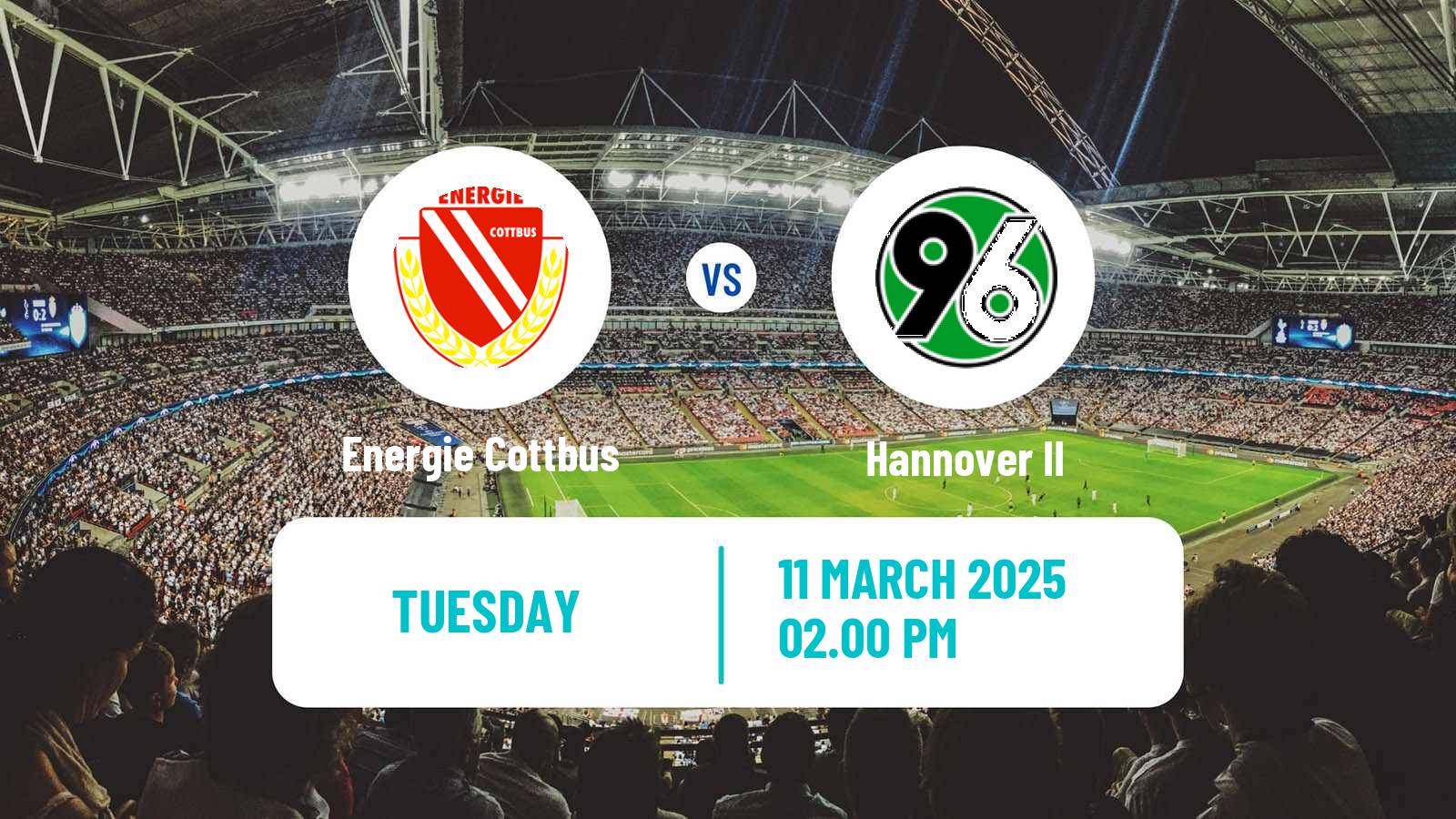 Soccer German 3 Bundesliga Energie Cottbus - Hannover II
