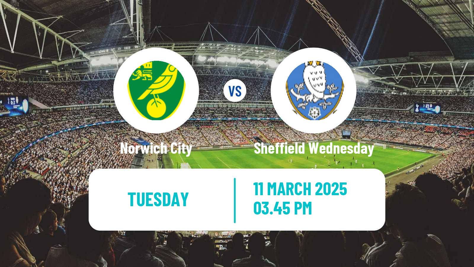 Soccer English League Championship Norwich City - Sheffield Wednesday